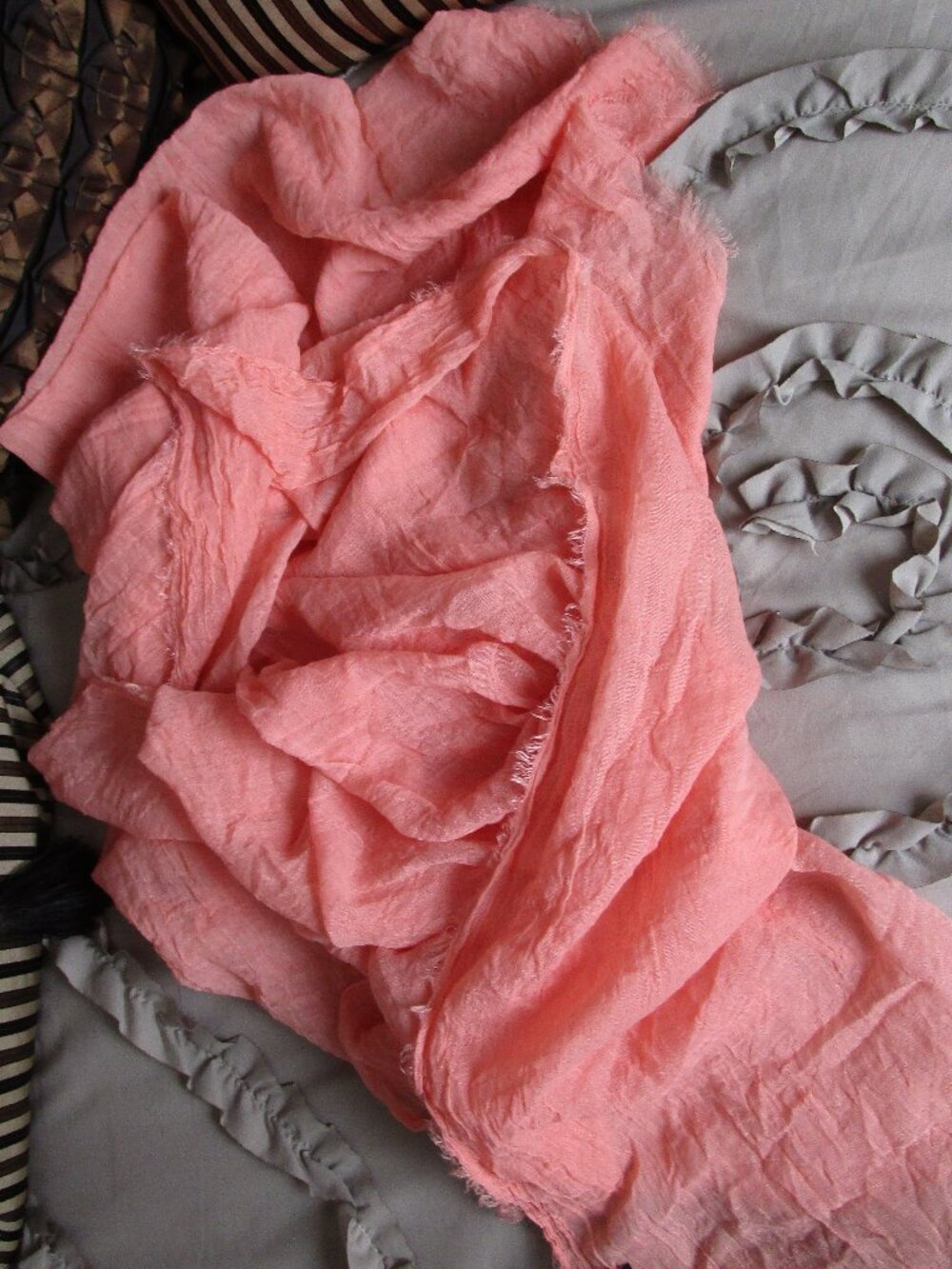 large gauzy shawl scarf